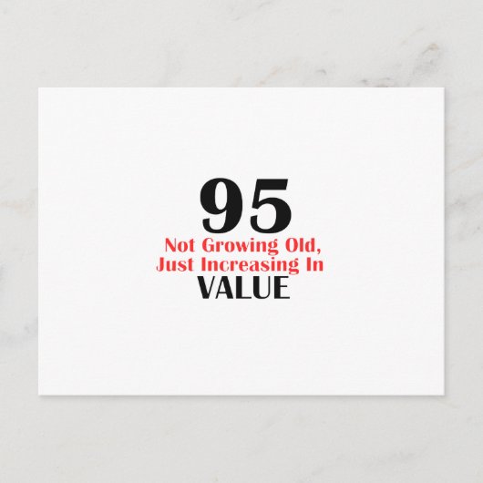 95 jaar oude design briefkaart (Voorkant)