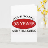 95 jaar oude design kaart (Gele Bloem)