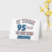 95 jaar oude design kaart (Gele Bloem)