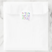 95 jaar oude rock! Sticker (Tas)