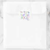 95 jaar oude rotzooi! ronde sticker (Tas)