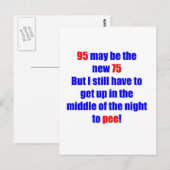 95 nieuwe 75 briefkaart (Voorkant / Achterkant)