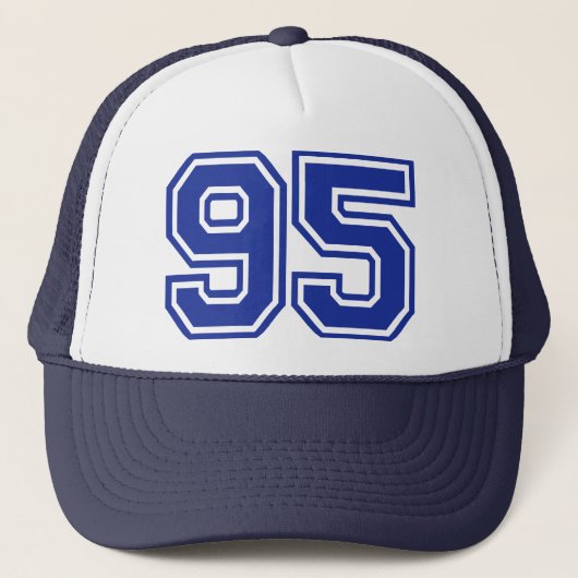 95 - nummer trucker pet (Voorkant)