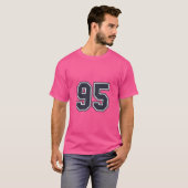 95 Sportnummer vijfennegentig T-shirt (Voorkant volledig)