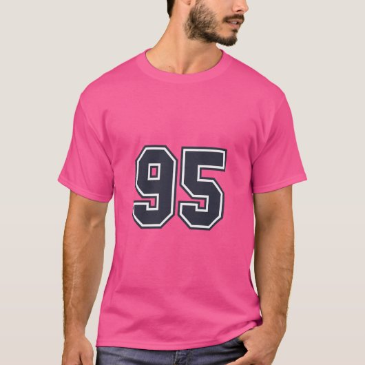 95 Sportnummer vijfennegentig T-shirt (Voorkant)