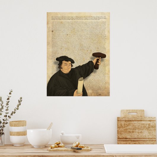 95 Theses Poster (Keuken)