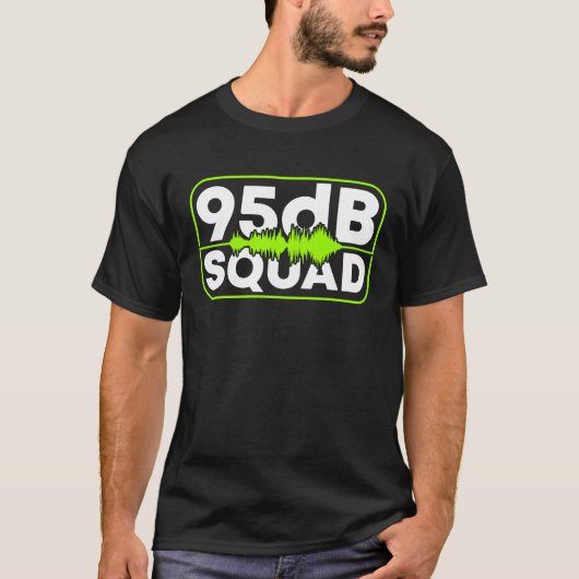 95db Squad ASL Awareness Hand Sign Language Deaf P T-shirt (Voorkant)