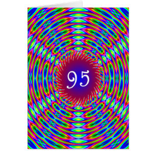 95e Abstracte Trippy Swirls van Birthday