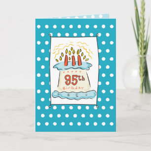 95e Birthday Cake Kaart