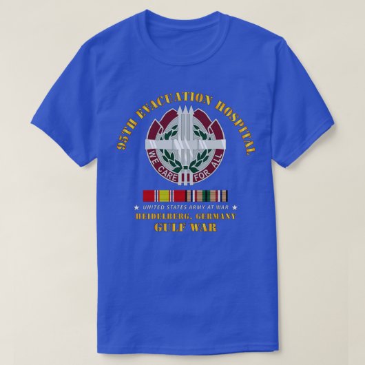95e evacuatie ziekenhuis Gulfw w Golf SVC T-shirt (Design voorkant)