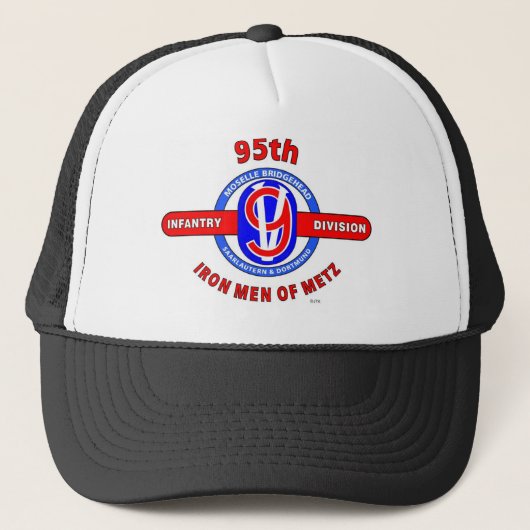 95E INFANTRY DIVISION "IRON MANNEN OF METZ" TRUCKER PET (Voorkant)
