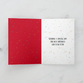 95e Man van het Birthday-feest op de ballon Kaart (Binnen)