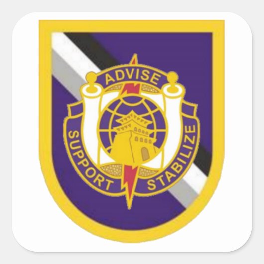 95E STICKERS VAN DE BRIGADE FLASH/DUI VOOR BURGERZ (Voorkant)