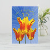 95e uitnodiging van de Birthday Partij (Staand voorkant)