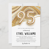 95e uitnodiging van de Birthday Party (Voorkant)