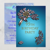 95e uitnodiging van de partij Birthday (Voorkant / Achterkant)