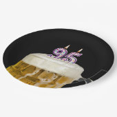 95e verjaardag bier op zwart Bord (Gekanteld)