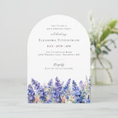 95e Verjaardag Blauwe Larkspur Juli Geboorte Bloem Kaart (Staand voorkant)