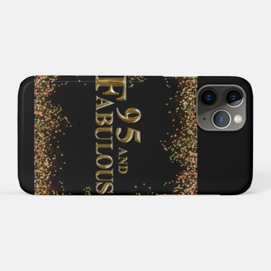 95e verjaardag  Case-Mate iPhone case (Achterkant (horizontaal))