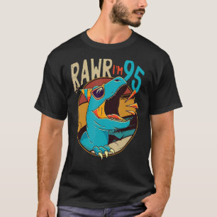95e verjaardag Dinosaurus 95 jaar oude Dinosaurus T-shirt