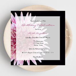 95e verjaardag feestuitnodiging Gerbera Daisy Kaart