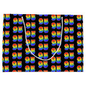 95e verjaardag: Fun Rainbow Event Number 95 Patter Groot Cadeauzakje (Achterkant)
