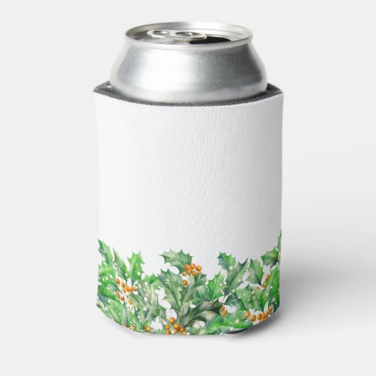 95e Verjaardag Holly December Geboorte Bloem Custo Blikjeskoeler (Blikje Achterkant)