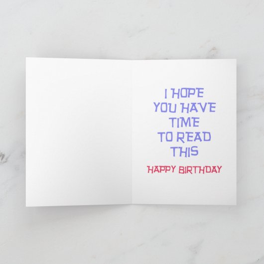 95e verjaardag Kaart (Binnen)