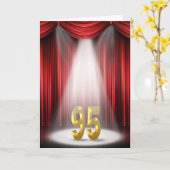 95e verjaardag kaart (Gele Bloem)