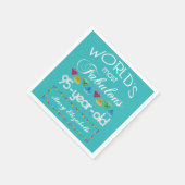 95e verjaardag meest fabelachtige kleurrijke Gem T Servet (Hoek)