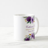 95e Verjaardag Mok – Bloemenkrans met gouden numme (Voorkant rechts)