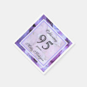 95e verjaardag partij papier servetten (Hoek)