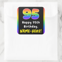 95e verjaardag: Regenboogspectrum # 95, Aangepaste