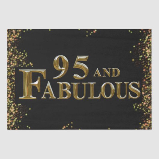 95e verjaardag  tissuepapier (Voorkant)