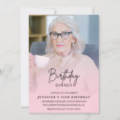 95e verjaardag uitnodigingen Verjaardag Diner Foto (Voorkant)