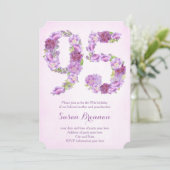 95e verjaardag uitnodigingen voor een vrouw , kunn (Staand voorkant)