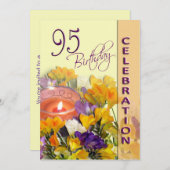 95e verjaardag van de feestdag kaart (Voorkant / Achterkant)