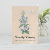 95e verjaardag van de geboorte Aangepast Kaart (Staand voorkant)