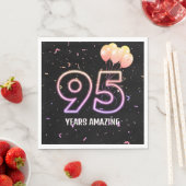 95e verjaardag van de jaarlagavond en Confetti Servet (Insitu)