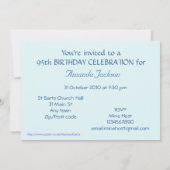 95e verjaardag van de viering van de feestdag - Li Kaart (Achterkant)