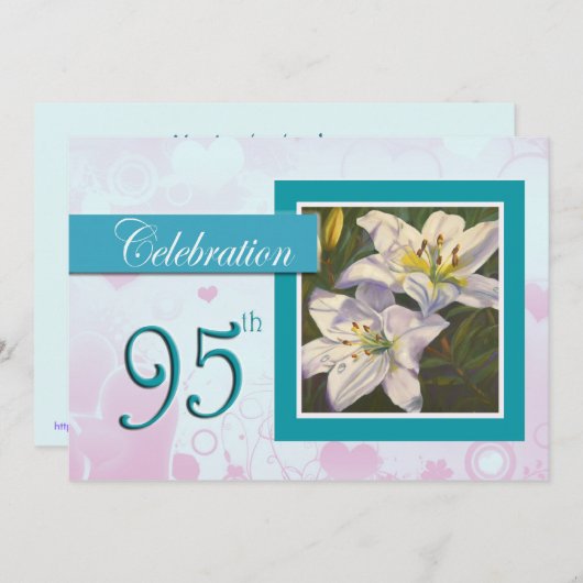 95e verjaardag van de viering van de feestdag - Li Kaart (Voorkant / Achterkant)