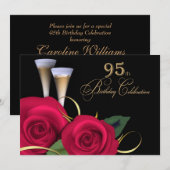 95e verjaardag van de viering van de verjaardag Aa Kaart (Voorkant / Achterkant)