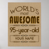 95e verjaardag van de viering van de wereld Best F Poster (Voorkant)