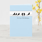 95e verjaardag van de vogelpest kaart (Gele Bloem)