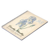 95e verjaardag van Irises Eigen Gastboek Notitieboek (Linkerzijde)