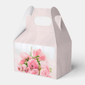 95e verjaardag van roze rozen bedankdoosjes (Achterkant)