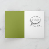 95e verjaardag Winking konijn met een wortel Kaart (Binnen)