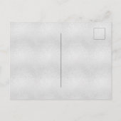 95e verjaardag zilveren glitter sparkles uitnodiging briefkaart (Achterkant)