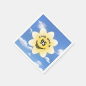 95e verjaardag Zomerzon en wolken Servet (Hoek)