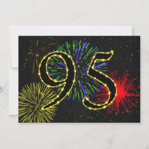 95e verjaardagsfeest uitnodigen kaart